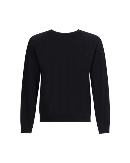 Prada Black Fleece Wool Sweatshirt
