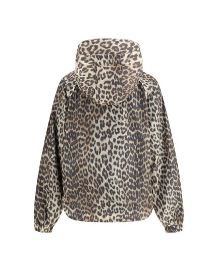 Ganni Multicolor Nylon Rain Coat