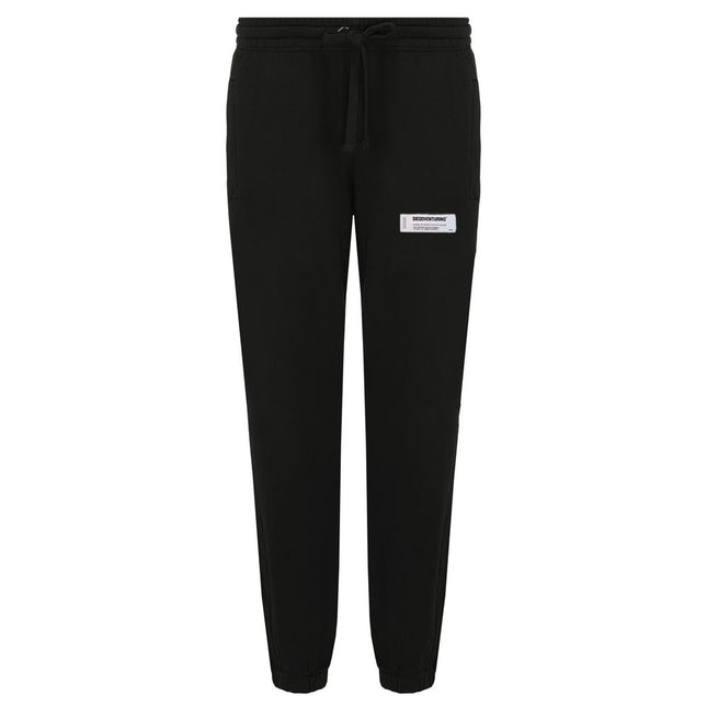 Diego Venturino Black Cotton Men Sweatpant