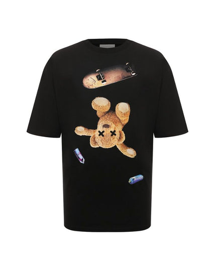 Diego Venturino Black Cotton T-Shirt