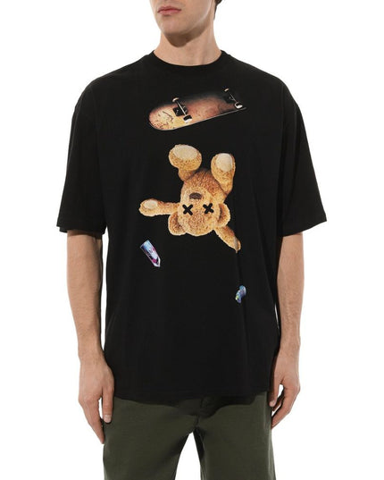 Diego Venturino Black Cotton T-Shirt