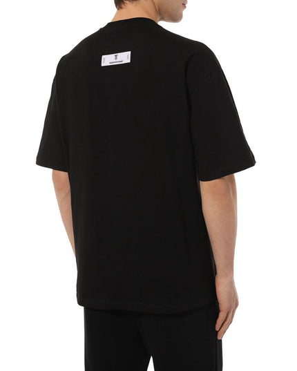 Diego Venturino Black Cotton T-Shirt