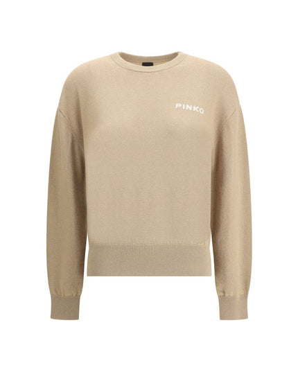 PINKO Beige Wool Sweatshirt