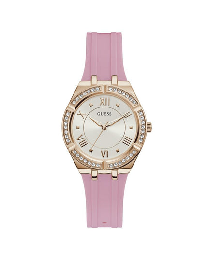 Guess Multicolor Rubber Dress Watch