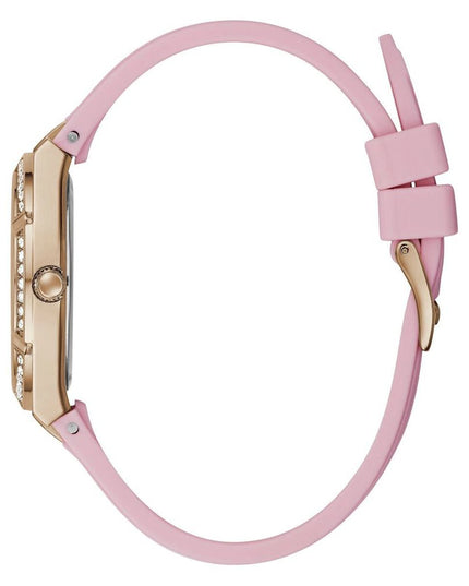 Guess Multicolor Rubber Dress Watch