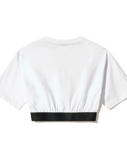 Comme Des Fuckdown White Cotton Women T-Shirt
