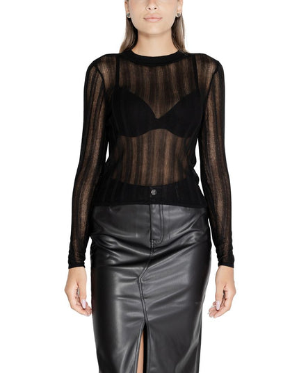 Vila Clothes Black Viscose Sportswear