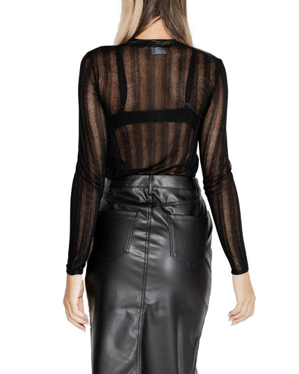 Vila Clothes Black Viscose Sportswear
