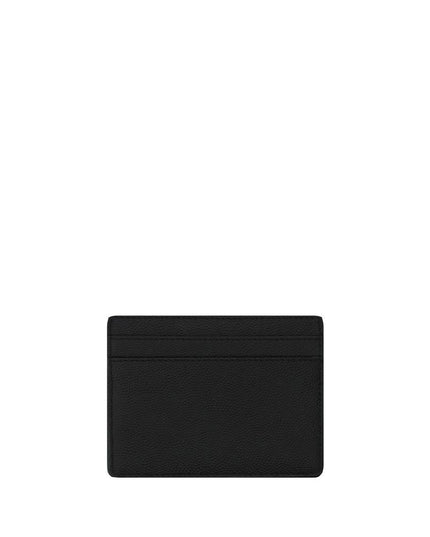 Saint Laurent Black Calf Leather Bos Taurus Wallet