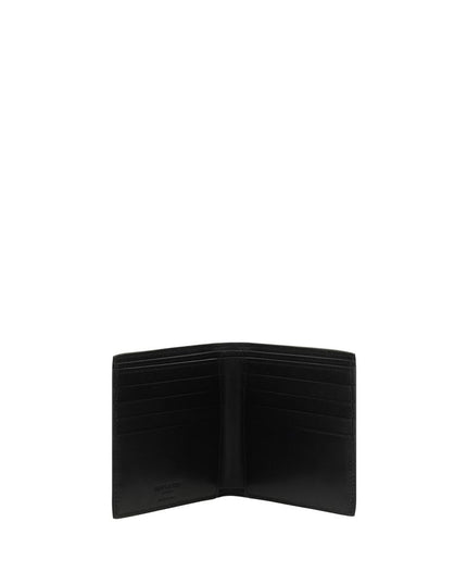 Saint Laurent Black Calf Leather Bos Taurus Wallet