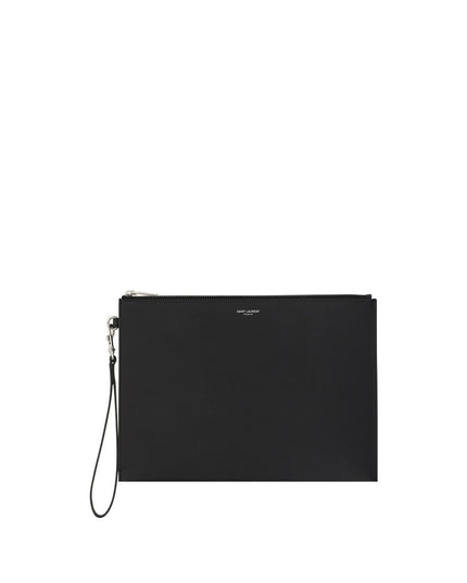 Saint Laurent Black Calf Leather Bos Taurus Other Accessories