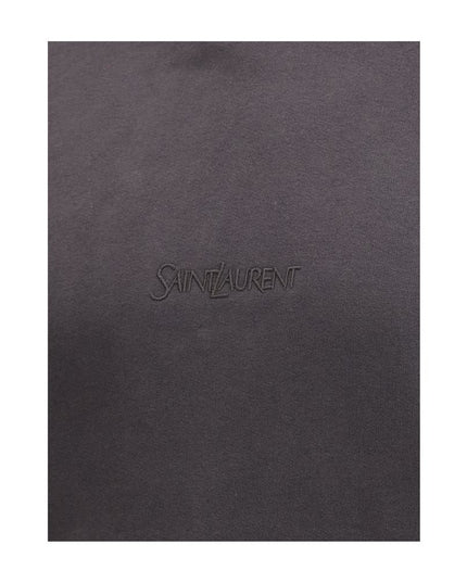 Saint Laurent Black Cotton Sweatshirt