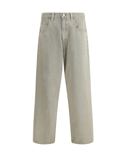 Agolde Gray Cotton Jeans Denim