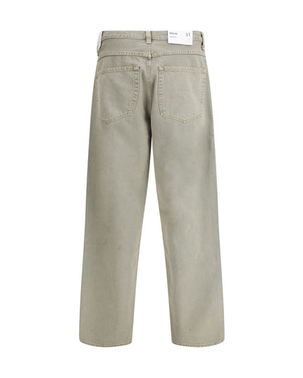 Agolde Gray Cotton Jeans Denim