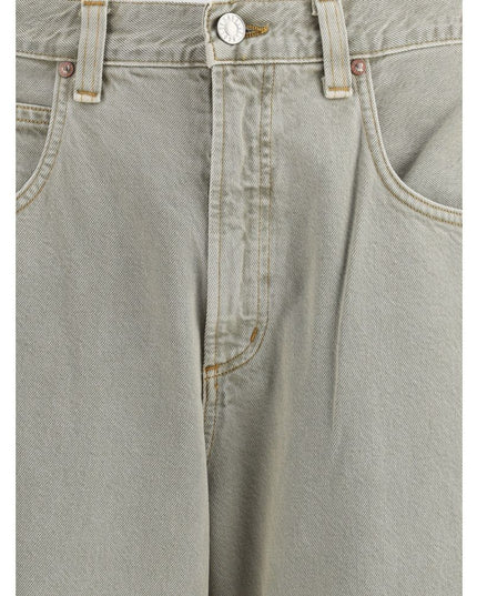 Agolde Gray Cotton Jeans Denim
