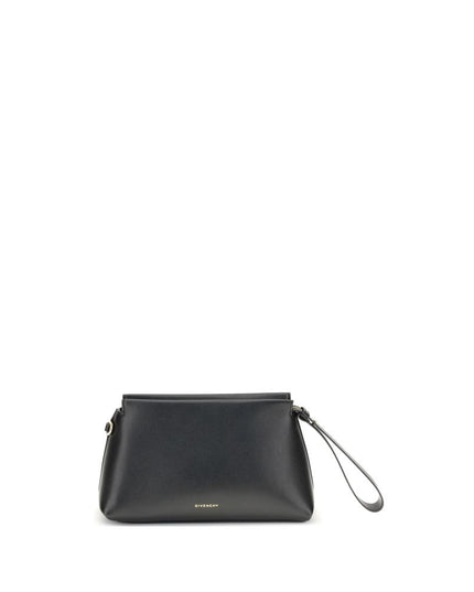 Givenchy Black Calf Leather Bos Taurus Clutch Bag