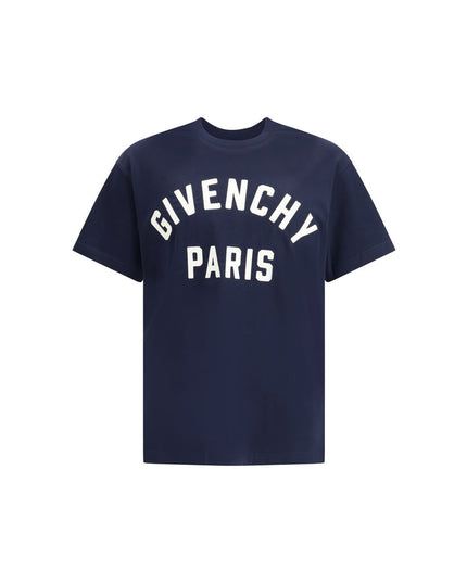 Givenchy Blue Cotton T-Shirt