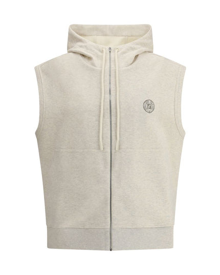 Fendi Gray Cotton Sweatshirt