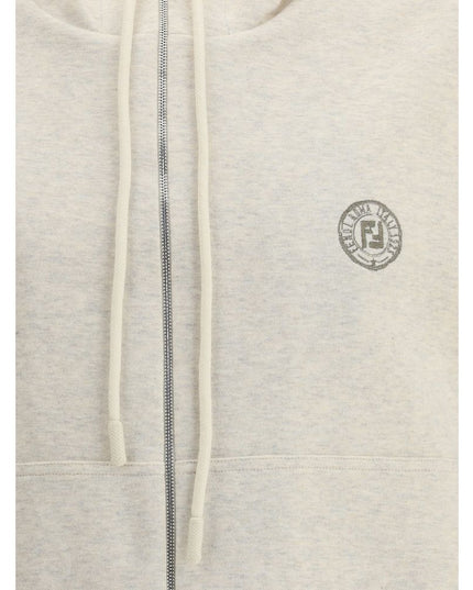 Fendi Gray Cotton Sweatshirt