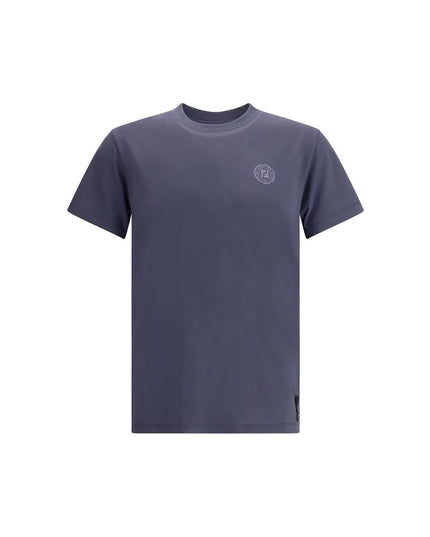 Fendi Blue Cotton T-Shirt