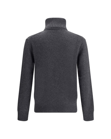Ami Paris Gray Cashmere Turtleneck