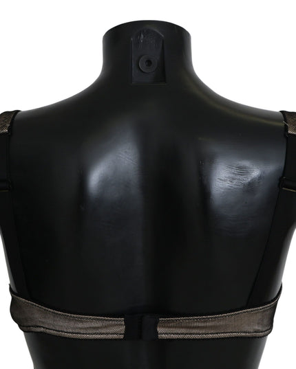 Dolce & Gabbana Brown Regg Balconcino Imbottito Bra Underwear