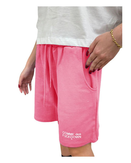 Comme Des Fuckdown Fuchsia Cotton Short