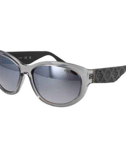 Guess Gray Stainless Steel Sunglasses