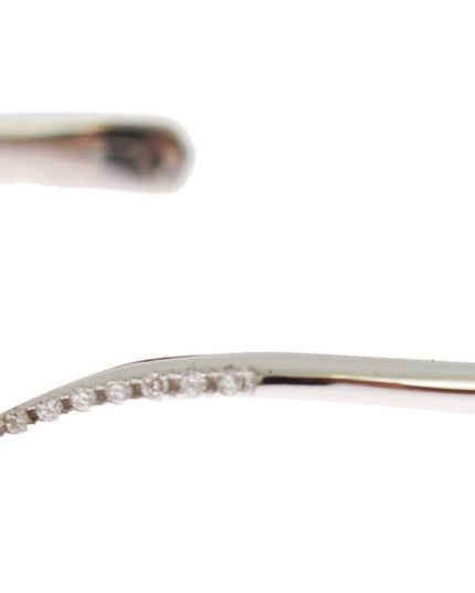 Nialaya Skyfall CZ 925 Silver Bangle Bracelet