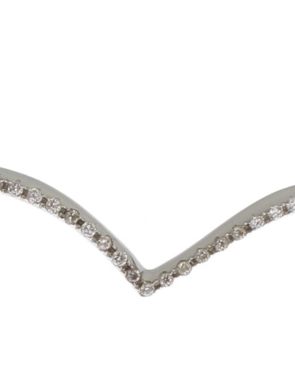 Nialaya Skyfall CZ 925 Silver Bangle Bracelet