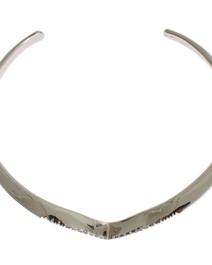 Nialaya Skyfall CZ 925 Silver Bangle Bracelet