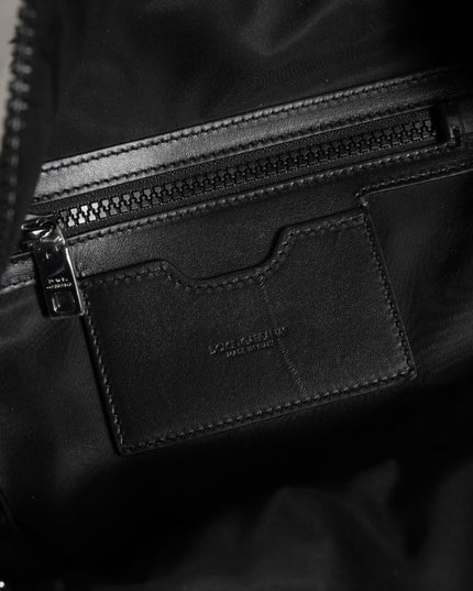 Dolce & Gabbana White DG Stars Print Nylon Travel Backpack Bag