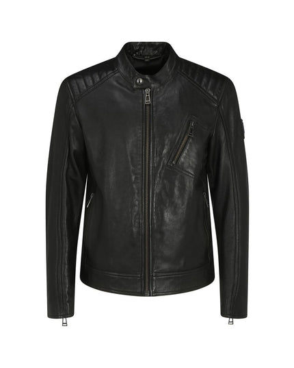 Belstaff Black Leather Jacket