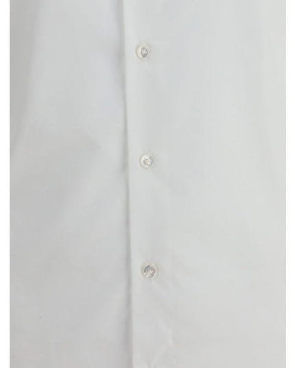 Finamore White Cotton Dress Shirt