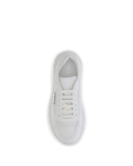 Prada White Rubber Athletic Sneakers