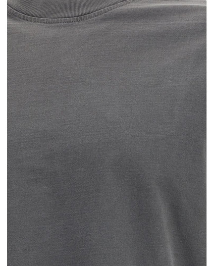 Agolde Gray Cotton Long Sleeve T-Shirt