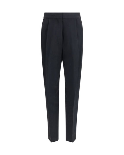 Fabiana Filippi Black Acetate Casual Pants