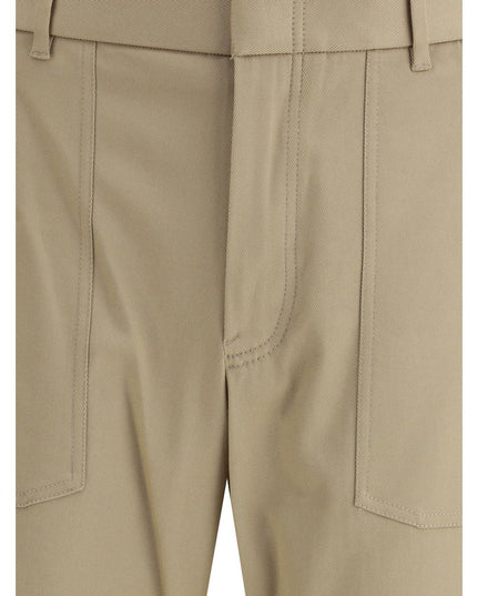 Brioni Beige Cotton Cargo Pants