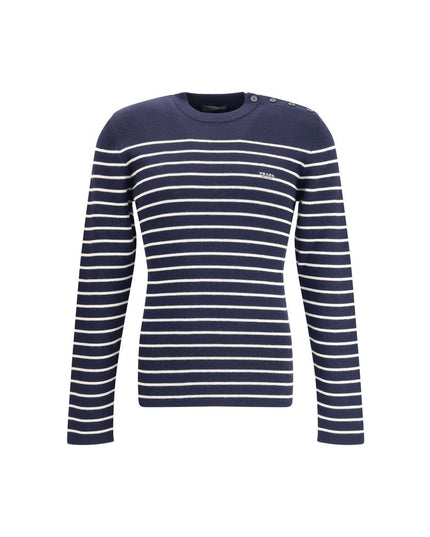 Prada Blue Fleece Wool Sweatshirt