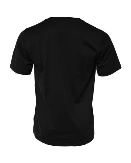 Dolce & Gabbana Black DG Royals Cotton Crew Neck T-shirt