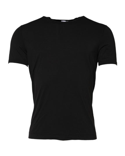 Dolce & Gabbana Black Modal Men Crew Neck Underwear T-shirt
