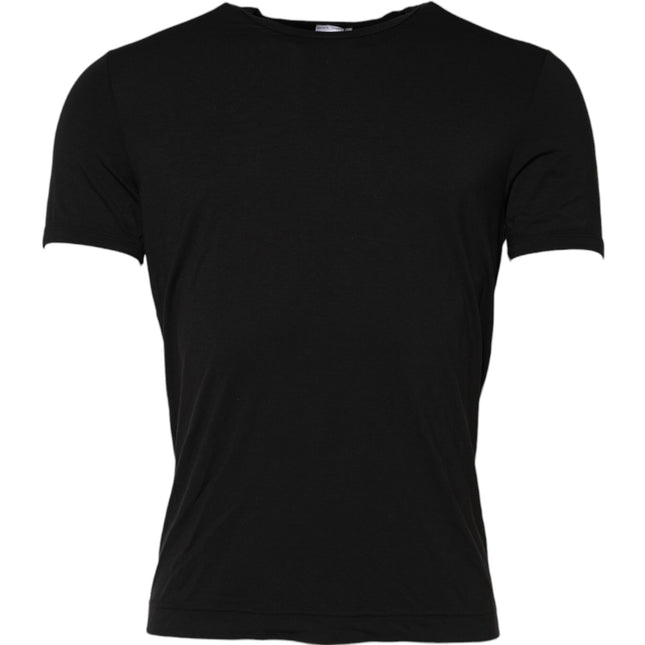 Dolce & Gabbana Black Modal Men Crew Neck Underwear T-shirt