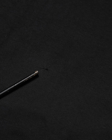 Dolce & Gabbana Black Logo Plaque Cotton Crew Neck T-shirt