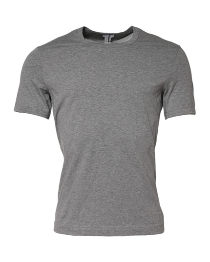 Dolce & Gabbana Gray Crew Neck Short Sleeves Underwear T-shirt