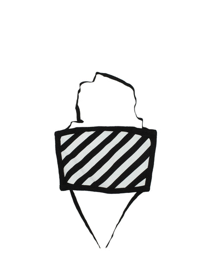 Off-White Black Cotton Facemask