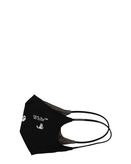 Off-White Black Cotton Facemask