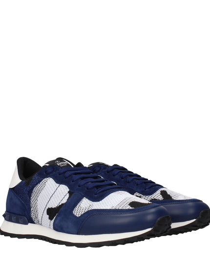 Valentino Garavani Gray Fabric Athletic Sneakers