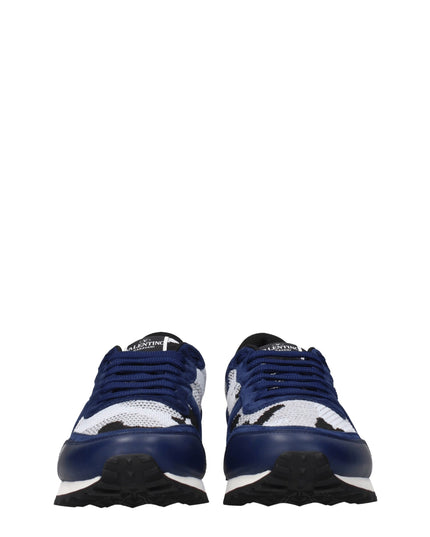 Valentino Garavani Gray Fabric Athletic Sneakers