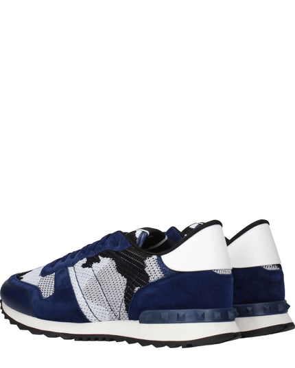 Valentino Garavani Gray Fabric Athletic Sneakers