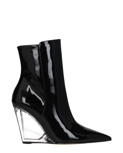 Stuart Weitzman Black Leather Ankle Boots
